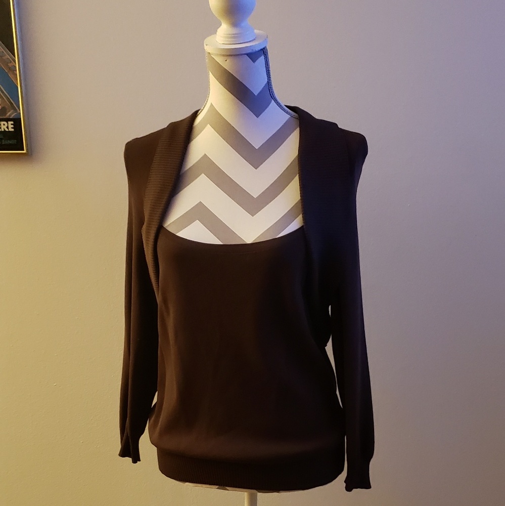 Brown sweater